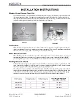 Cornelius Water Flow Device Test Kit Installation Instructions preview