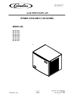 Cornelius XTREME 631812001 Illustrated Parts List предпросмотр