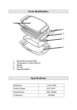 Preview for 3 page of Cornell CCG-P38N User Manual