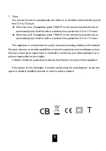 Preview for 4 page of Cornell CFN- E160TRC User Manual