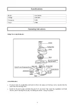 Preview for 3 page of Cornell CJX-SP450 User Manual