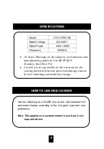 Preview for 5 page of Cornell CRC-CP281SS User Manual