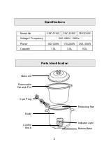 Предварительный просмотр 3 страницы Cornell CSC-D15C User Manual