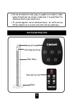 Предварительный просмотр 3 страницы Cornell CTF-E45RC User Manual