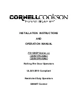 Preview for 1 page of CornellCookson FS-150EP Series Installation Instructions And Operation Manual