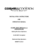 Preview for 1 page of CornellCookson FS-36EP Series Installation Instructions And Operation Manual