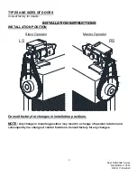 Preview for 4 page of CornellCookson SGH 50043E Installation Instructions And Operation Manual