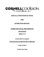 Предварительный просмотр 1 страницы CornellCookson SGHN4-300 E Series Installation Instructions And Operation Manual