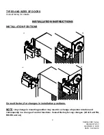 Предварительный просмотр 4 страницы CornellCookson SGHN4-300 E Series Installation Instructions And Operation Manual