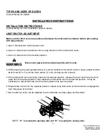 Preview for 4 page of CornellCookson SGHN4 Series Installation Instructions And Operation Manual