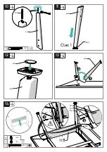 Предварительный просмотр 8 страницы Cornilleau LIFESTYLE 119 400 Assembly Instruction Manual