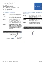 Preview for 8 page of CORNING 1LAN-QSFPP-40GB-LR Quick Installation Manual