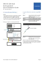 Preview for 9 page of CORNING 1LAN-QSFPP-40GB-LR Quick Installation Manual