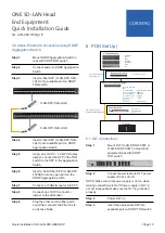 Preview for 10 page of CORNING 1LAN-QSFPP-40GB-LR Quick Installation Manual