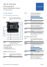 Preview for 12 page of CORNING 1LAN-QSFPP-40GB-LR Quick Installation Manual