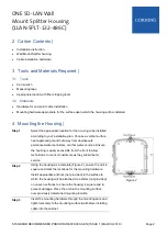 Preview for 2 page of CORNING 1LAN-SPLT-132-486C Manual