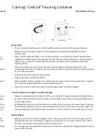 CORNING CoolCel Instructions For Use preview