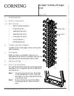 CORNING Eclipse Interbay Storage Unit Manual preview