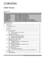 Preview for 1 page of CORNING EDGE8-01U Quick Start Manual