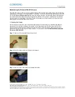 CORNING FBC-015 Technical Instructions preview