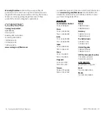 Preview for 15 page of CORNING Lambda EliteTouch Instruction Manual