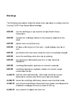 Preview for 2 page of CORNING LSE 6765-HS Instruction Manual