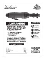 Cornwell Tools AT-4000SD Operating Instructions preview