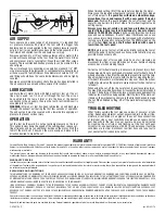 Preview for 4 page of Cornwell Tools blue POWER CAT851XLR Operating Instructions