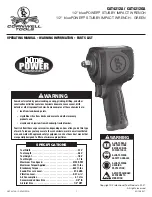 Preview for 1 page of Cornwell Tools bluePOWER CAT4212A Operating Manual