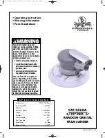 Preview for 1 page of Cornwell Tools CAT-332-DA Operating Instructions