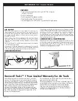 Предварительный просмотр 3 страницы Cornwell Tools CAT-352HD Operating Instructions