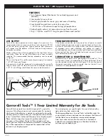 Preview for 3 page of Cornwell Tools CAT-375 Operating Instructions