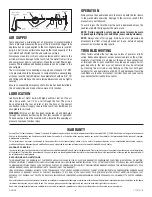 Preview for 4 page of Cornwell Tools CAT125 Operating Instructions