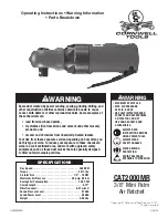 Cornwell Tools CAT2000MR Operating Instructions preview