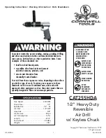 Preview for 1 page of Cornwell Tools CAT255HDA Operating Instructions