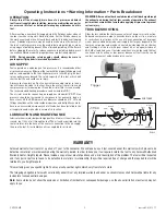 Preview for 3 page of Cornwell Tools CAT300MP Operating Instructions