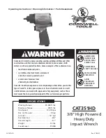 Cornwell Tools CAT351HD Installation Instructions preview