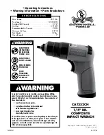 Preview for 1 page of Cornwell Tools CAT352CH Quick Manual