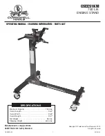 Preview for 1 page of Cornwell Tools CSEES1KM Operating Manual