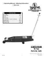 Cornwell Tools CSETJ1000 Operating Manual preview