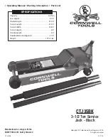 Preview for 1 page of Cornwell Tools CTJ35BK Operating Manual