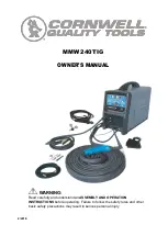 Preview for 1 page of Cornwell Tools MMW240TIG Owner'S Manual