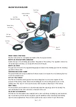 Preview for 8 page of Cornwell Tools MMW240TIG Owner'S Manual