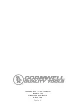 Предварительный просмотр 14 страницы Cornwell Tools MMWC3 Owner'S Manual