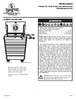 Cornwell Tools Pro CTBMM500ANNWHE Assembly Instructions preview