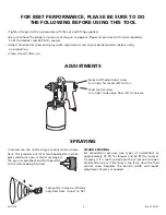 Preview for 4 page of Cornwell Tools PSG-1100 Operating Instructions Manual