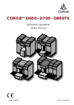 Preview for 1 page of corob D600 extra User Manual