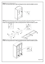 Preview for 8 page of CORONA 2 DOOR 1 DRAWER WARDROBE Assembly Instructions Manual