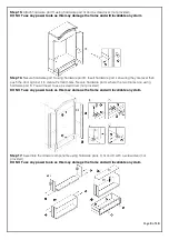 Preview for 9 page of CORONA 2 DOOR 1 DRAWER WARDROBE Assembly Instructions Manual