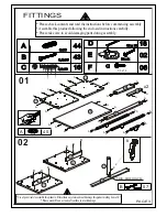 Preview for 3 page of CORONA 2 Drawer Flat ScreenTV Unit Assembly Instructions Manual